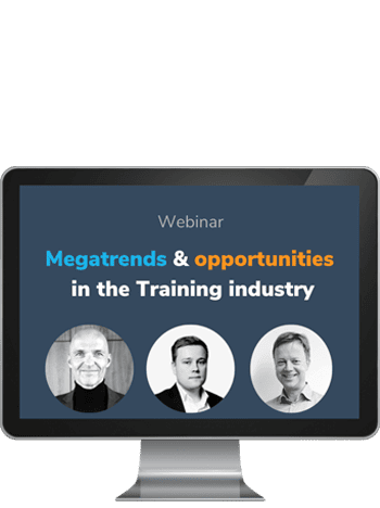 Megatrends and opportunities in the training industry on a computer