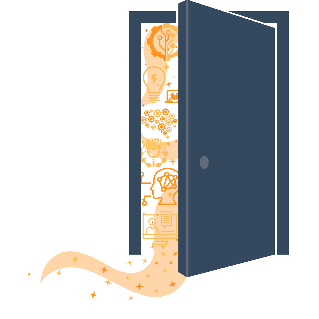 Door with secrets inside