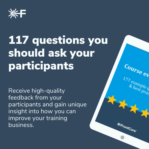 117 questions you need to ask your course participants