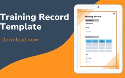 Training record template
